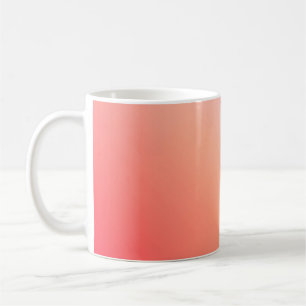 Strålande Pastell Solnedgångsgradient Kaffemugg