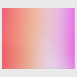 Strålande Pastell Solnedgångsgradient Presentpapper