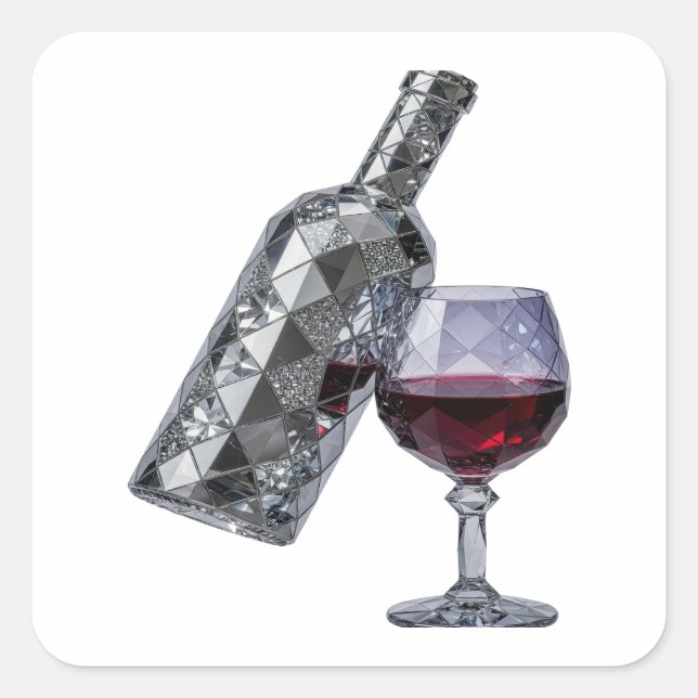 Strålande Silver Klistermärke (Framsida)