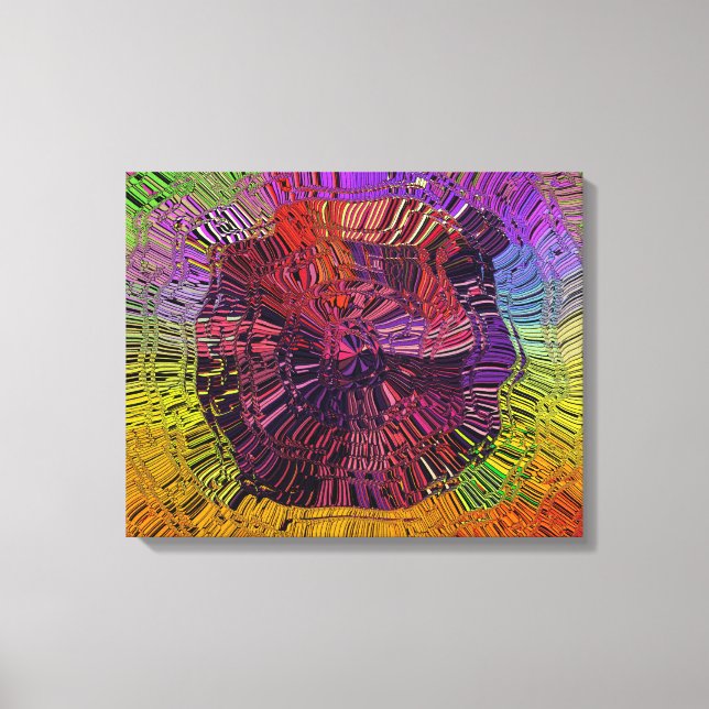 Strålande vågor canvastryck (Framsida)