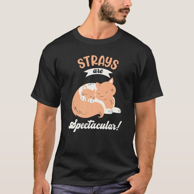 Strålar är spektakulära strålekatt t shirt (Framsida)
