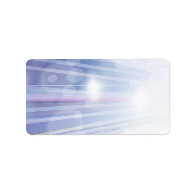 STRÅLAR AV LIGHT trycket dina egna etiketter Adressetikett (Framsidan)