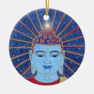 Strålar av salighetprydnaden julgransprydnad keramik