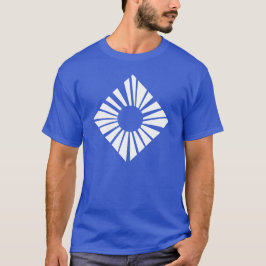 Strålar av vit t-shirt