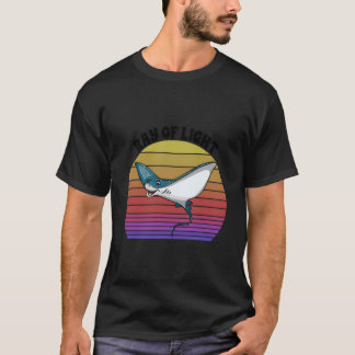 Stråle av ljus Pilrockor Hav Ocean Natur Under vat T Shirt