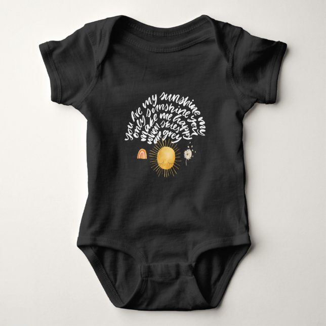 Stråle av solsken | Du är min solsken T Shirt (Framsida)