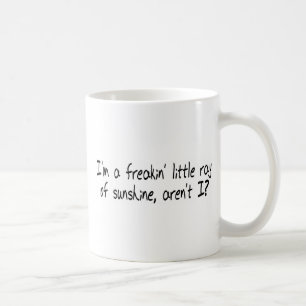 Stråle av solskenet kaffemugg
