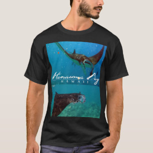 Stråle för Hanauma fjärdHawaii Manta T-shirt