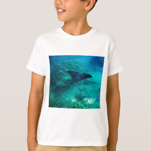 Stråle för Hanauma fjärdHawaii prickig örn T-shirt