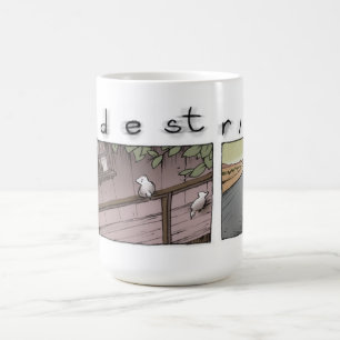 Stråle i treehousefönster kaffemugg