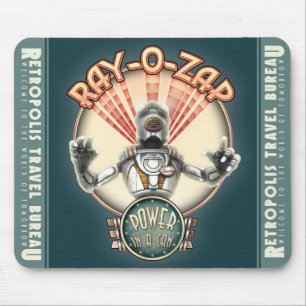Stråle-NOLLA-Zap den Retro robotmusen vadderar Musmatta