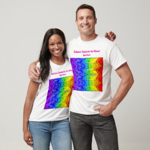“Strålglans” – Ett abstrakt Pride-mönster T Shirt