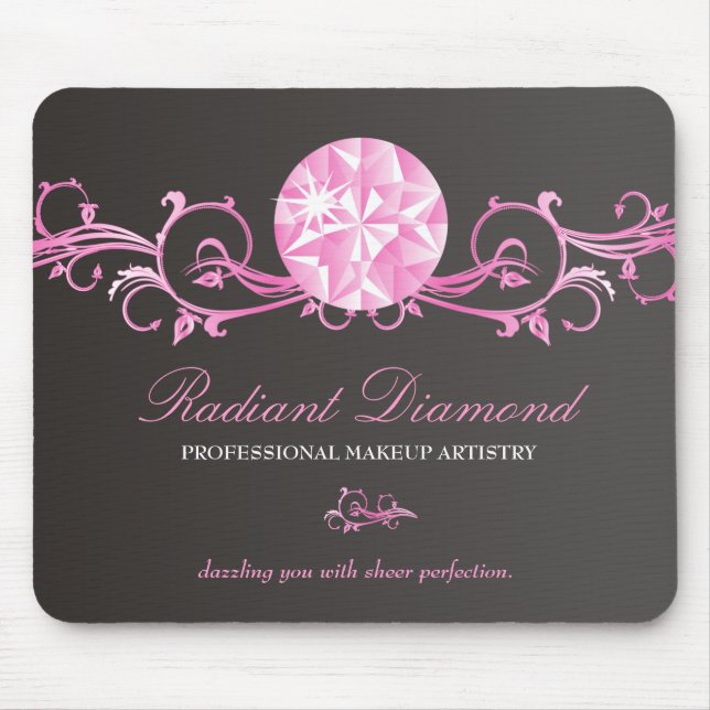 strålglans för diamant 311-Pink Musmatta (Framsidan)