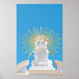 Strålglans ovanför Malta Poster
