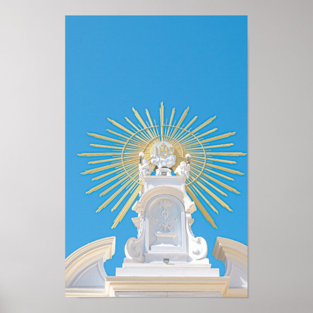 Strålglans ovanför Malta Poster (Framsidan)