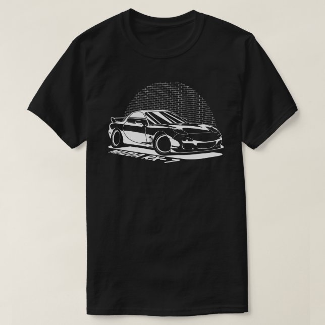 Strålkastare FD RX7 T Shirt (Design framsida)