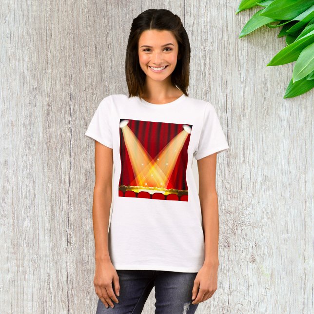 Strålkastare På Scen T Shirt (Skapare uppladdad)