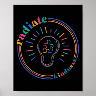 Strålkastare Retro Light Bulb Puzzle Aw Poster