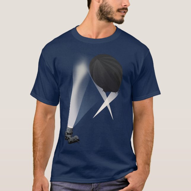 StrålkastareZepplin T-tröja Tee Shirt (Framsida)