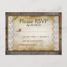 Strålkastarkort för nödställda bröllop OSA Inbjudan Vykort