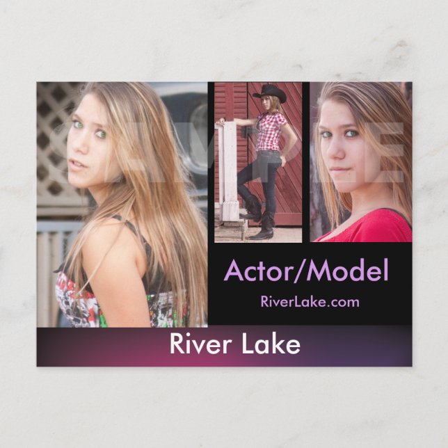 Strålkastskort - hörlurar vykort (Framsida)