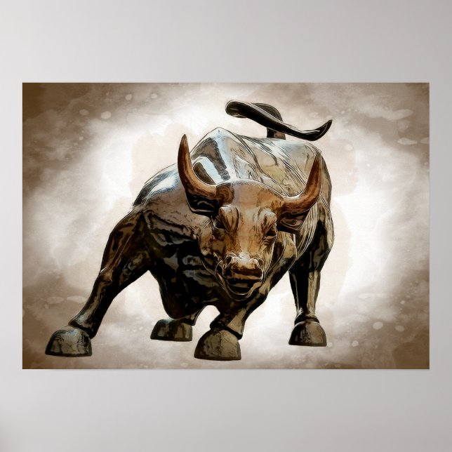 STRÅLMARKNADEN FÖR BULL POSTER (Framsidan)