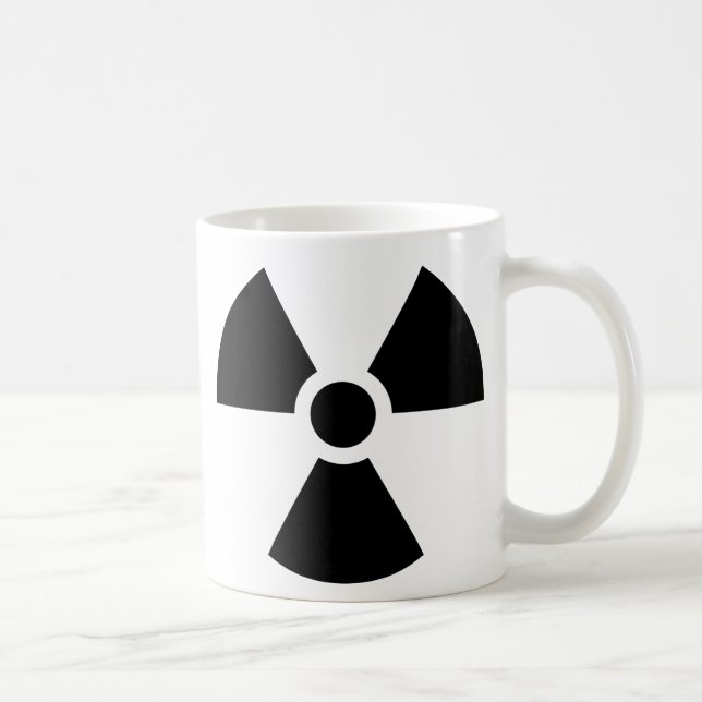 Strålning Trefoil-symbol Kaffemugg (Höger)