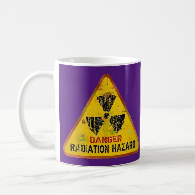 Strålningsfara Kaffemugg (Vänster)