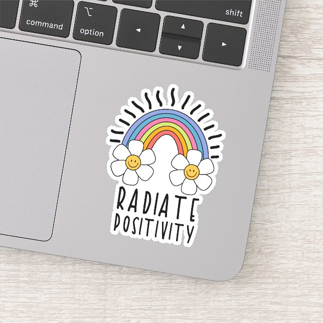 Strålningsposition | Färgregat och blommor Klistermärken (Detalj)