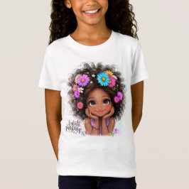 Strålningsposition Quirky Girl T-Shirt