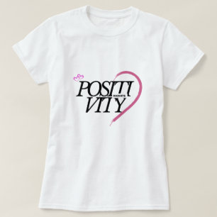 Strålningspositivitet - minimalt hjärta t shirt