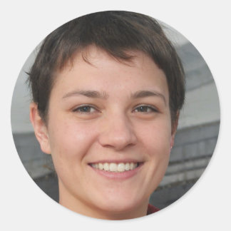 Strålningspositivitet Runt Klistermärke