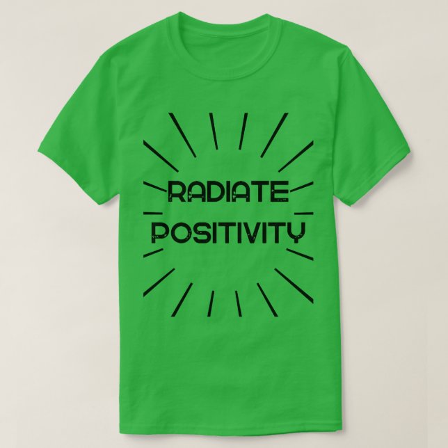 Strålningspositivitet T Shirt (Design framsida)