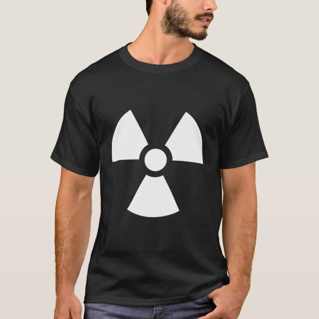 strålningssymbol t shirt (Framsida)