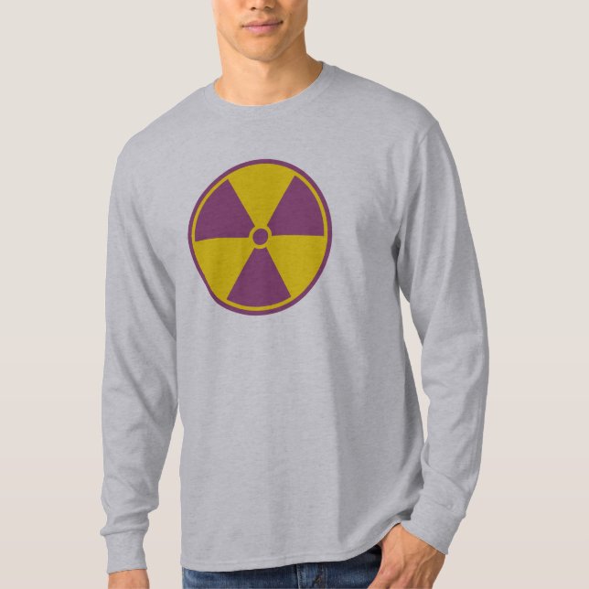 Strålningssymbol Tee Shirt (Framsida)