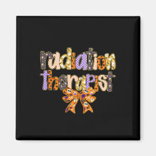 Strålningsterapist Halloween Coquette Pumpkin Rad Magnet