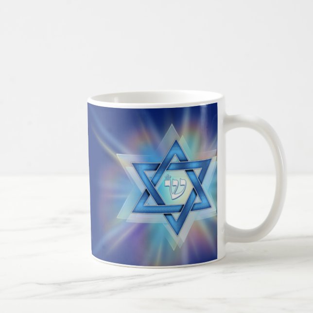 Strålpunktdavidsstjärna Kaffemugg (Höger)