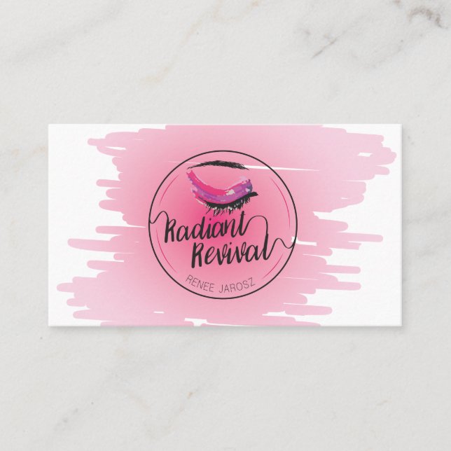 Strålpunktnypremiärvisitkort Visitkort (Framsida)