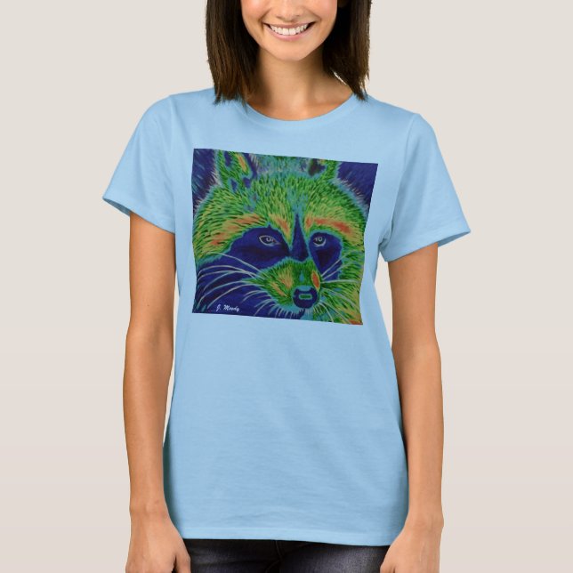 StrålpunktRaccoon T-shirt (Framsida)