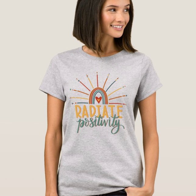 Strålpunktsbestämning Hjärtspirivitet T-Shirt (Skapare uppladdad)