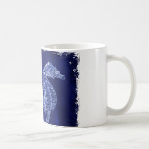 strand älskare vid havets havsabborre kaffemugg
