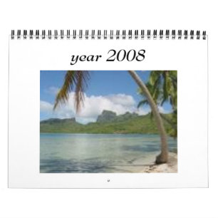 strand år 2008 kalender
