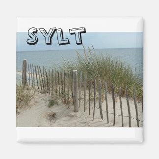Strand auf Sylt in Deutschland Magnet