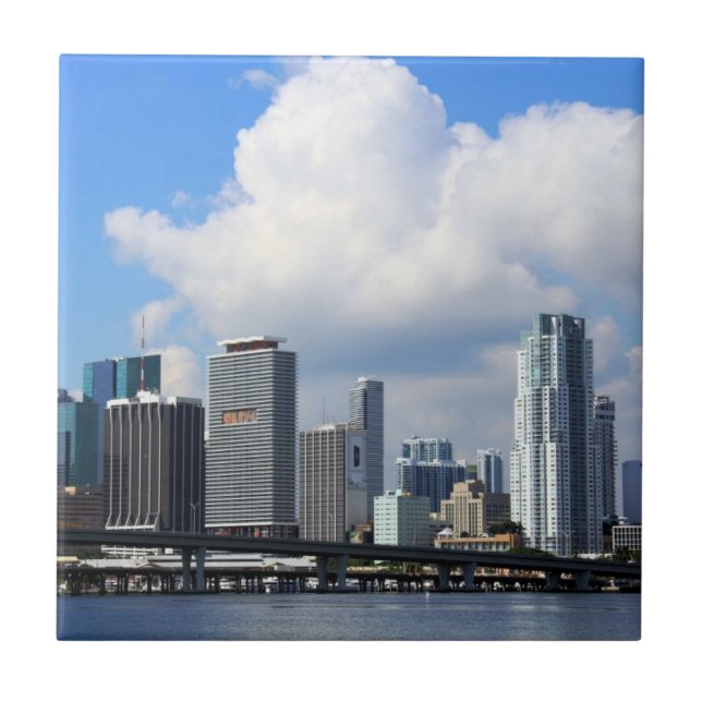 Strand beskådar av Miami Kakelplatta (Framsidan)