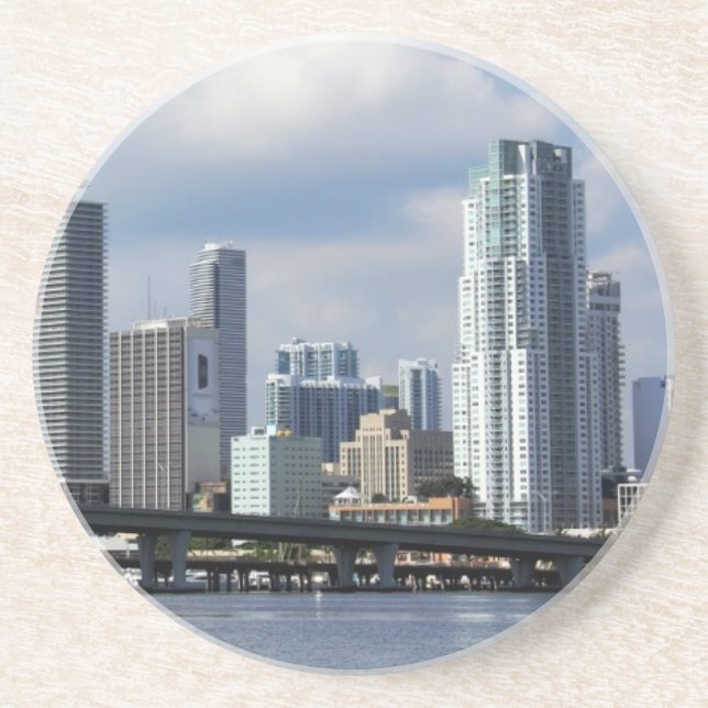 Strand beskådar av Miami Underlägg (Framsidan)