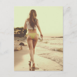 Strand Bikini Foto vykort