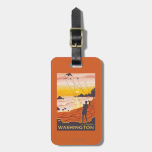 Strand & drakar - LaPush, Washington Bagagebricka