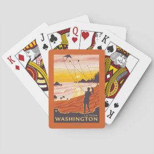 Strand & drakar - LaPush, Washington Casinokort