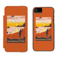 Strand & drakar - LaPush, Washington