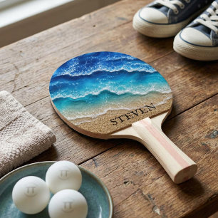 Strand Falsk Hartslimit Epoxi Kust Pingisracket